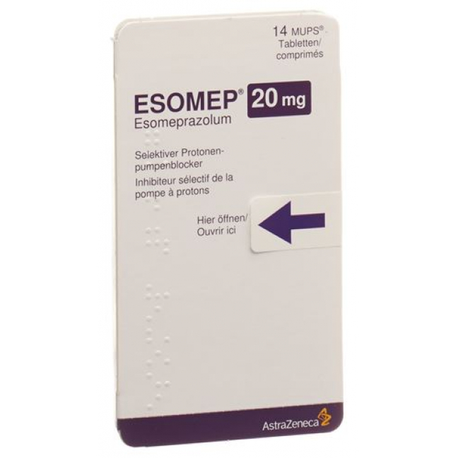 Эзомеп Мупс 20 мг 56 таблеток
