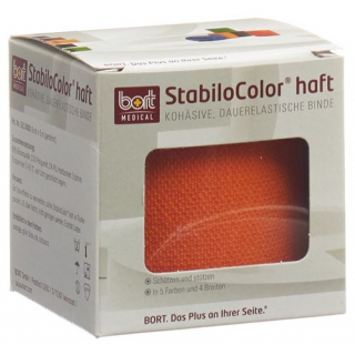 Bort Stabilo Color бинт 6смx5m Kohesiv Orange