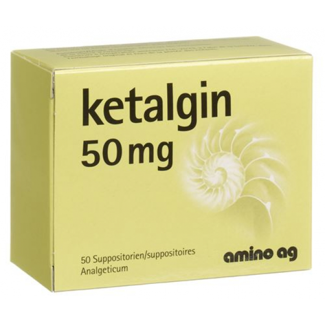 Ketalgin 50 mg 50 Zaepfchen