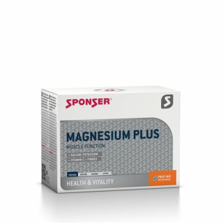 Спонсер Магнезиум Плюс порошок с фруктовым вкусом 20 пакетиков по 6,5 г