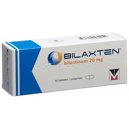 Bilaxten 20 mg 50 tablets