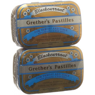 Grether’s Pastilles Blackcurrant Duopack 2x 110г