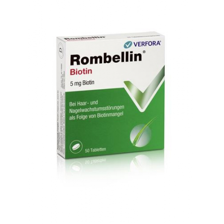 Ромбеллин Биотин 5 мг 50 таблеток 