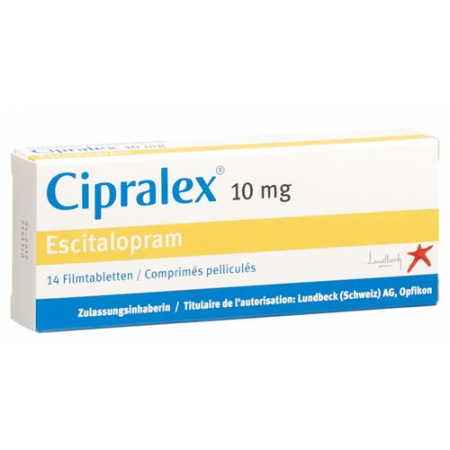 Ципралекс 10 мг 14 таблеток покрытых оболочкой  