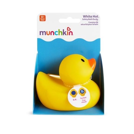 Гумова качка Munchkin White Hot з індикатором тепла
