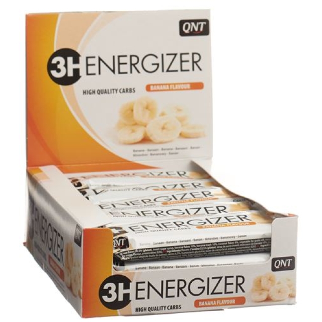 Батончик QNT 3H Energizer Banana 15 x 80 г