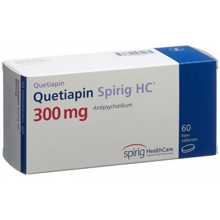 Кветиапин Спириг 300 мг 60 таблеток покрытых оболочкой