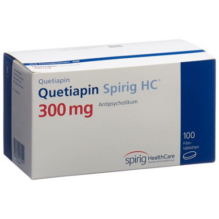 Кветиапин Спириг 300 мг 100 таблеток покрытых оболочкой 
