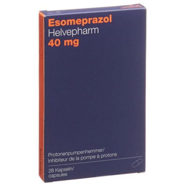 Эзомепразол Хелвефарм 40 мг 28 капсул