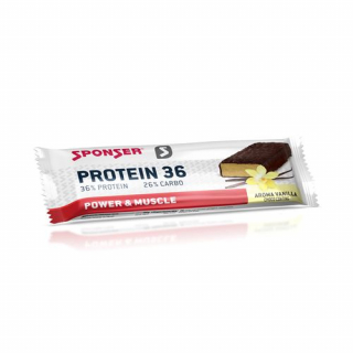 Спонсер Протеин 36 ванильный батончик в шоколадной глазури 50 г