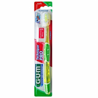 Gum Sunstar Technique Pro зубная щётка Compact Soft