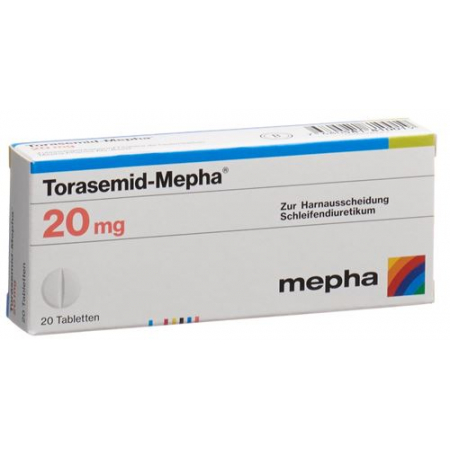Торасемид Мефа 20 мг 100 таблеток