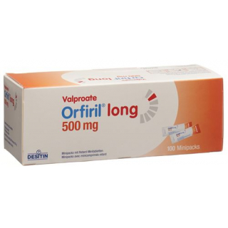 Орфирил Лонг 500 мг 100 мини-пакетов с мини-таблетками ретард