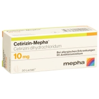 Цетиризин Мефа 10 мг 30 таблеток покрытых оболочкой