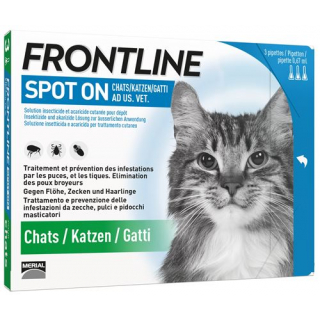 Frontline Spot On Katze Liste D 3x 0.5мл