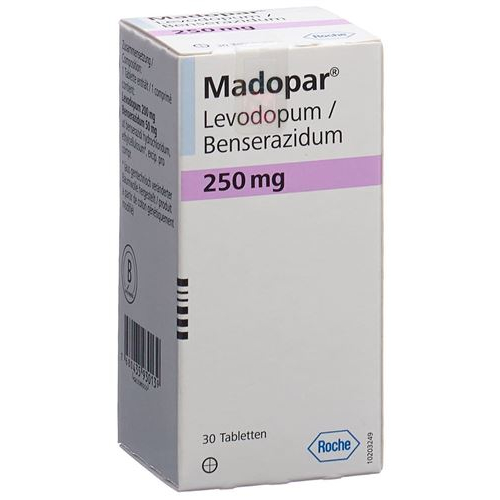 Мадопар 250 мг 30 таблеток