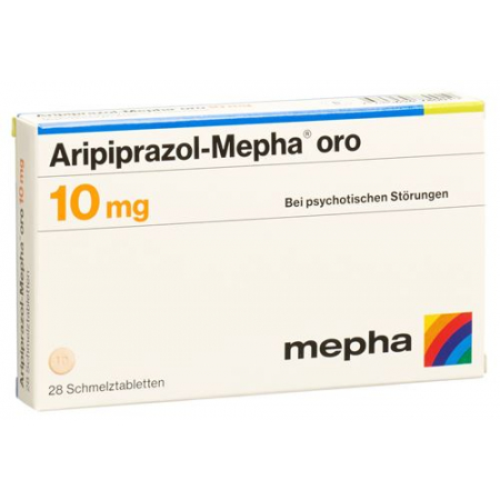 Арипипразол Мефа Оро 10 мг 28 таблеток диспергируемых в полости рта
