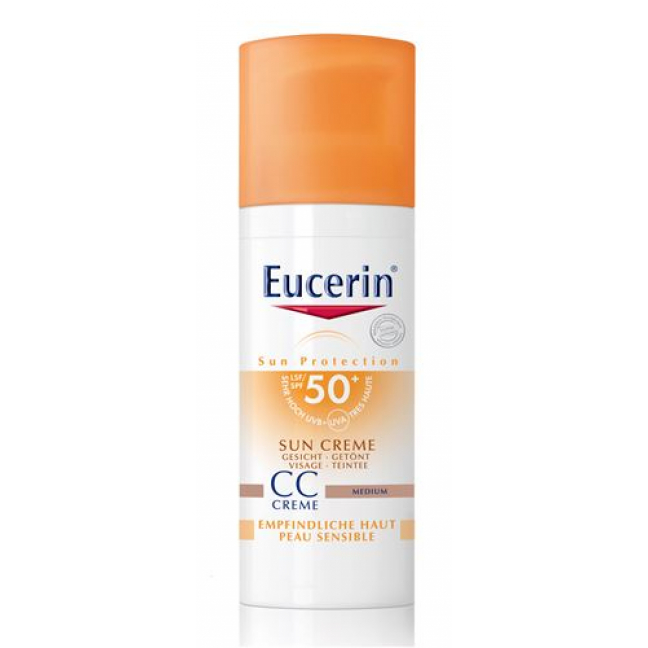 Eucerin Sun CC крем Gesicht Medium SPF 50+ 50мл