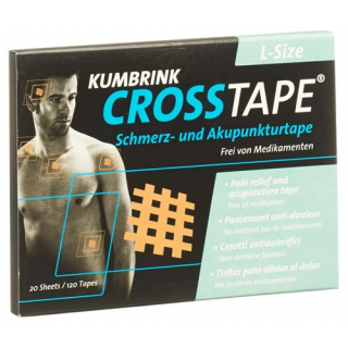 Crosstape Schmerz- Akupunkturtape L 120 штук