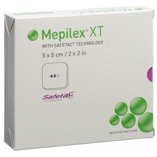 MEPILEX SAFETAC XT 5X5CM STERI