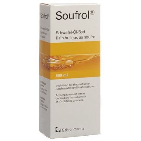 Soufrol Schwefel-oel-bad бутылка 800мл