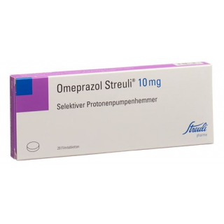 Омепразол Штройли 10 мг 28 таблеток покрытых оболочкой