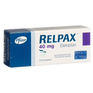 Релпакс 40 мг 20 таблеток покрытых оболочкой
