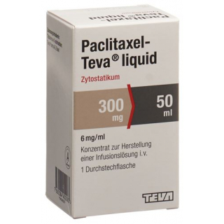 Паклитаксел Тева Ликвид инфузионный концентрат 300 мг / 50 мл флакон 5 мл