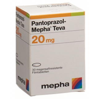 Пантопразол Мефа Тева 20 мг 30 таблеток покрытых оболочкой