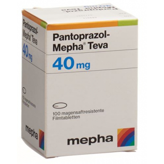 Пантопразол Мефа Тева 40 мг 100 таблеток покрытых оболочкой