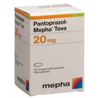 Пантопразол Мефа Тева 20 мг 120 таблеток покрытых оболочкой