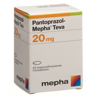Пантопразол Мефа Тева 20 мг 60 таблеток покрытых оболочкой