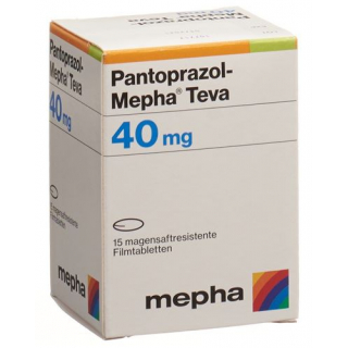 Пантопразол Мефа Тева 40 мг 15 таблеток покрытых оболочкой