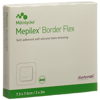 MEPILEX BORDER FLEX 7.5X7.5CM