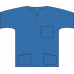 Barrier Scrub Suit Shirt L Blau 48 Stück