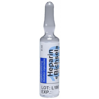 Heparin Bichsel 5000 Ie/ml Steril 10 Ampullen 5ml