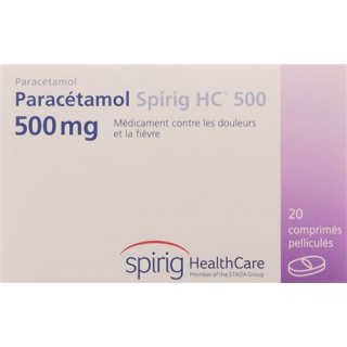 Paracetamol Spirig HC Filmtabletten 500mg Dose 100 Stück
