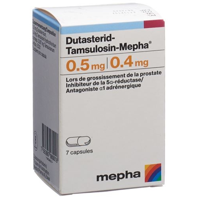 Dutasterid Tamsulosin Mepha Kapseln 0.5/0.4mg 90 Stück