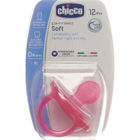Фізіологічна пустушка Chicco GOMMOTTO PINK Silicone w