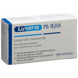 Luveris Dry Sub 75 МЕ с проникновением растворителя 10 шт.