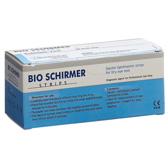 Schirmer strips Sterile Ophthalmic Strips 300 pcs