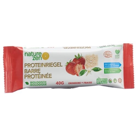 Протеїновий батончик Nature Zen органічна полуниця 40 г