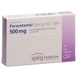 Paracetamol Spirig HC Filmtabletten 500mg Dose 100 Stück