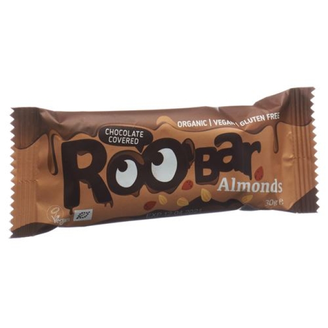 Шоколадна плитка Roobar з мигдалем 30 г
