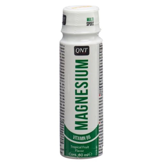 QNT Magnesium Vitamin B6 Shot Tropical Fruit 80 мл