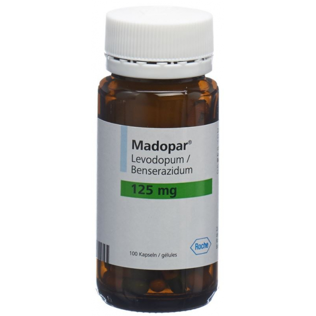 Мадопар 125 мг 100 капсул