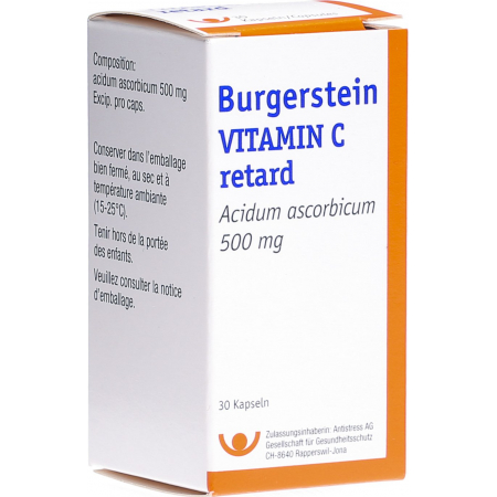 Бургерштейн Витамин С Ретард 500 мг 30 капсул