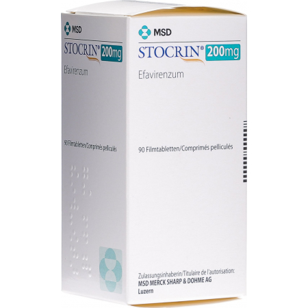 Стокрин 200 мг 90 таблеток покрытых оболочкой 