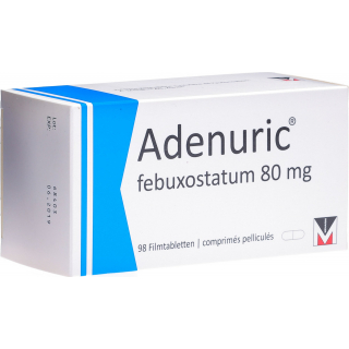 Аденурик 80 мг 98 таблеток покрытых оболочкой