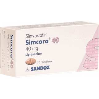 Симкора 40 мг 30 таблеток покрытых оболочкой